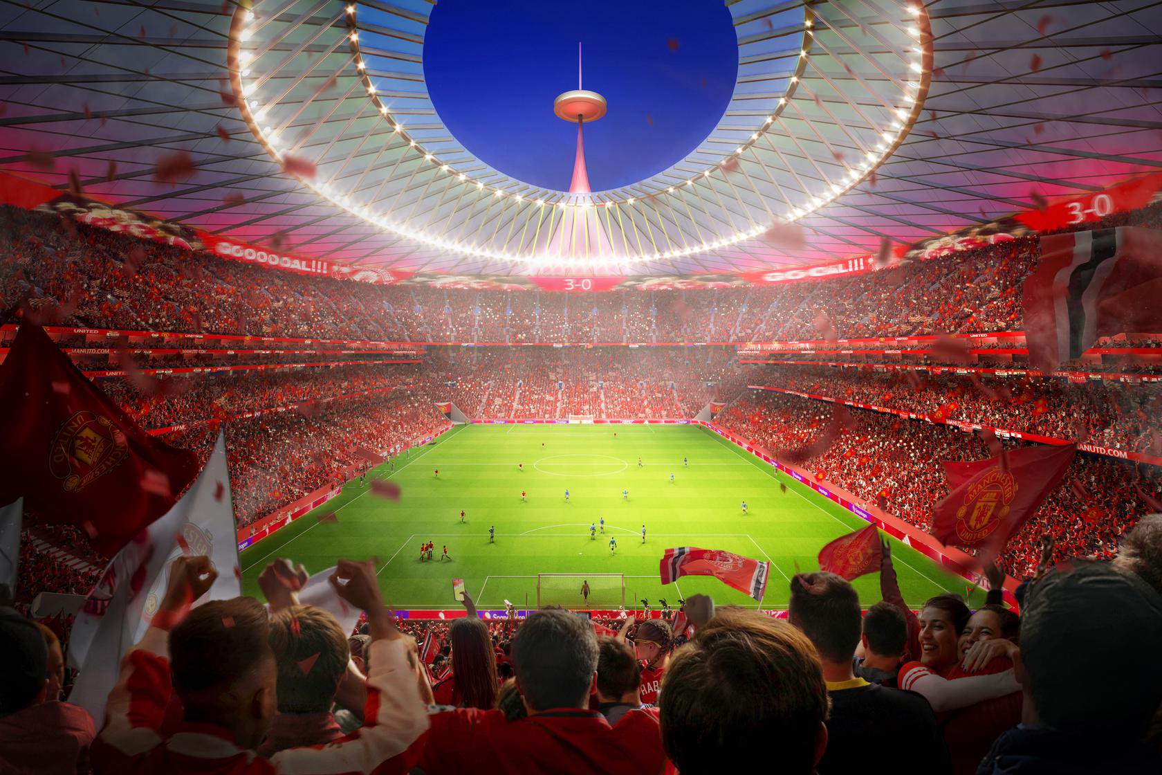 Old Trafford regeneration interior image