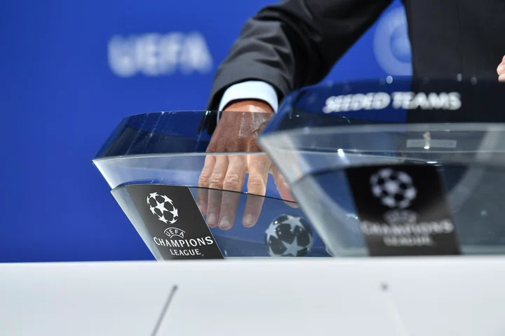 Conducting Champions League draw