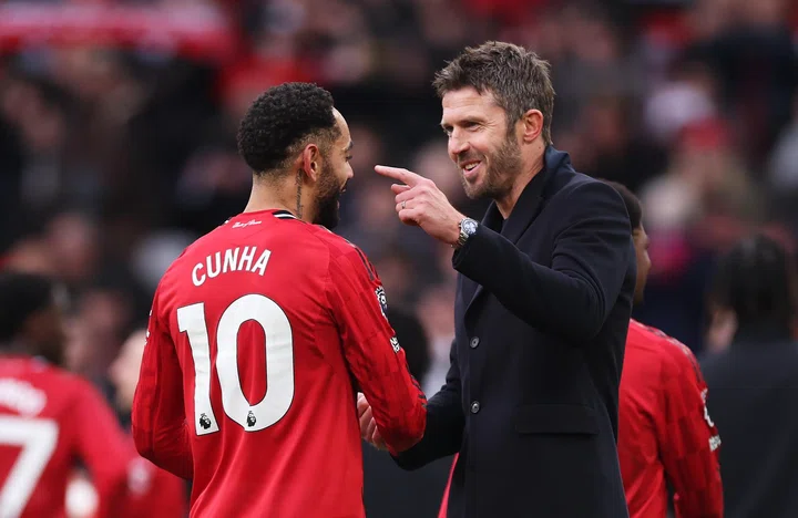Carrick delighted with Cunha's response