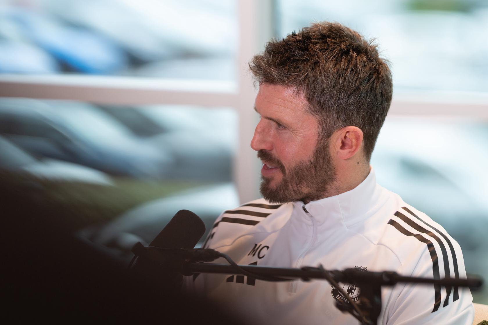 Michael Carrick speaking to the Inside Carrington podcast.