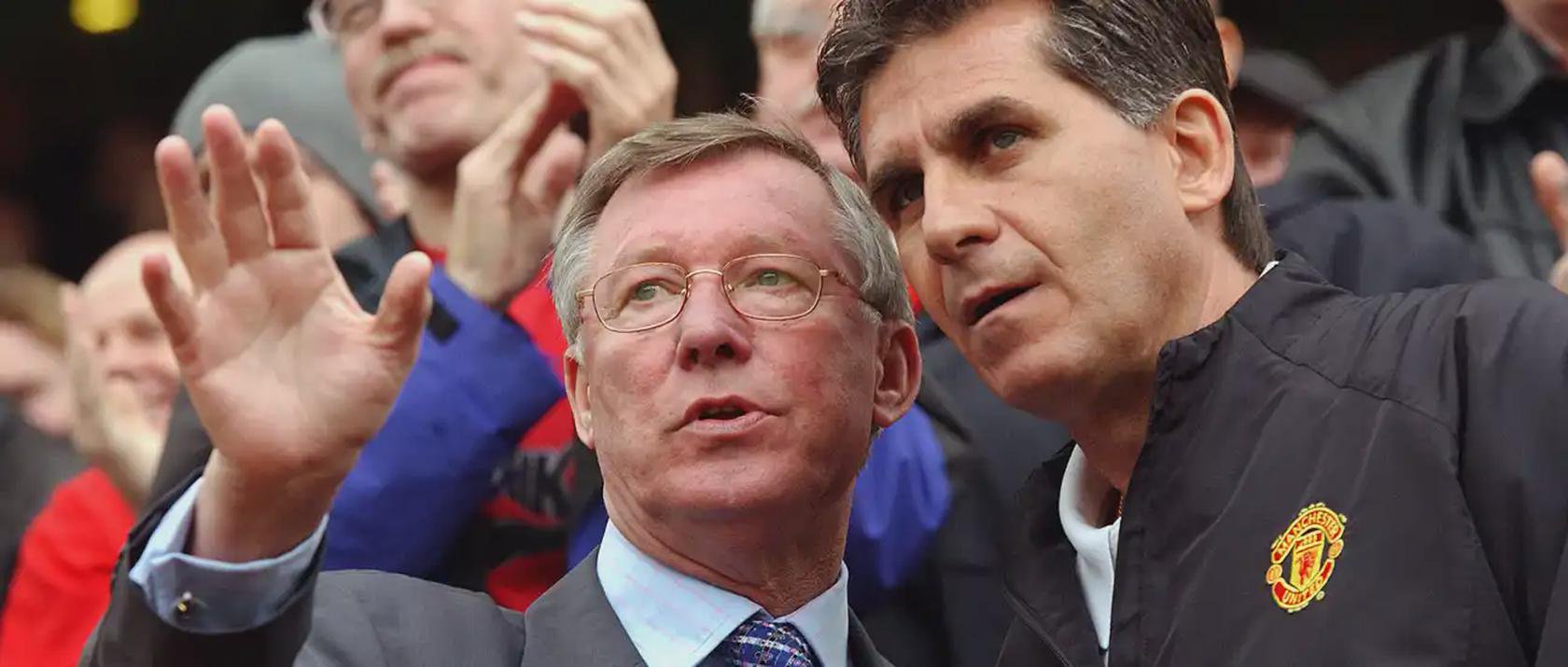 Image – Carlos Quieroz and Sir Alex Ferguson