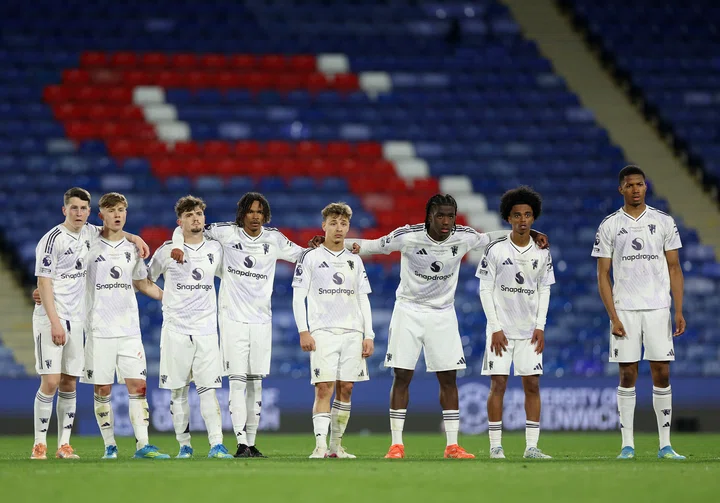U18s during penalty shootout in the Premier League Cup final