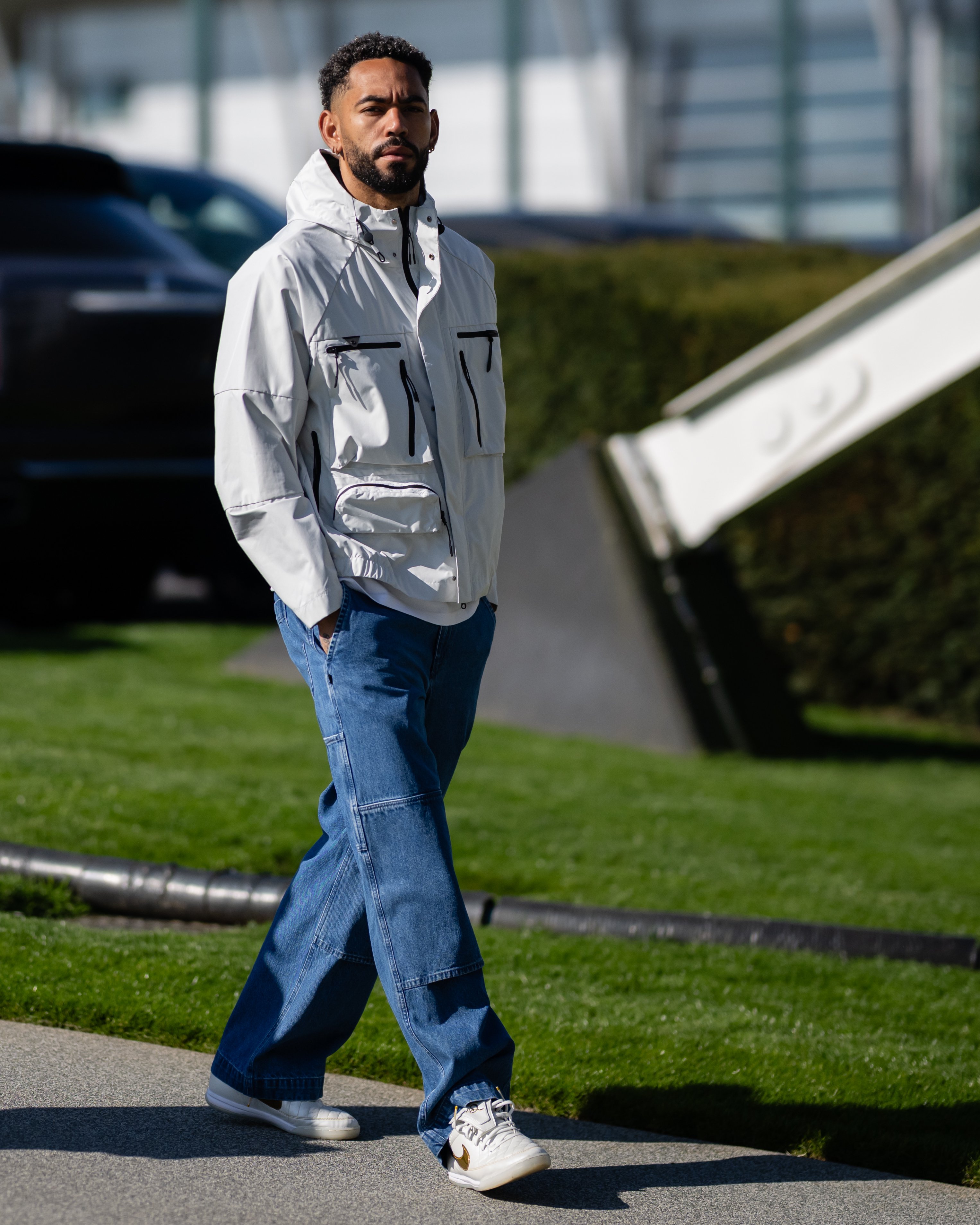 Image: Matheus Cunha arrives at Carrington
