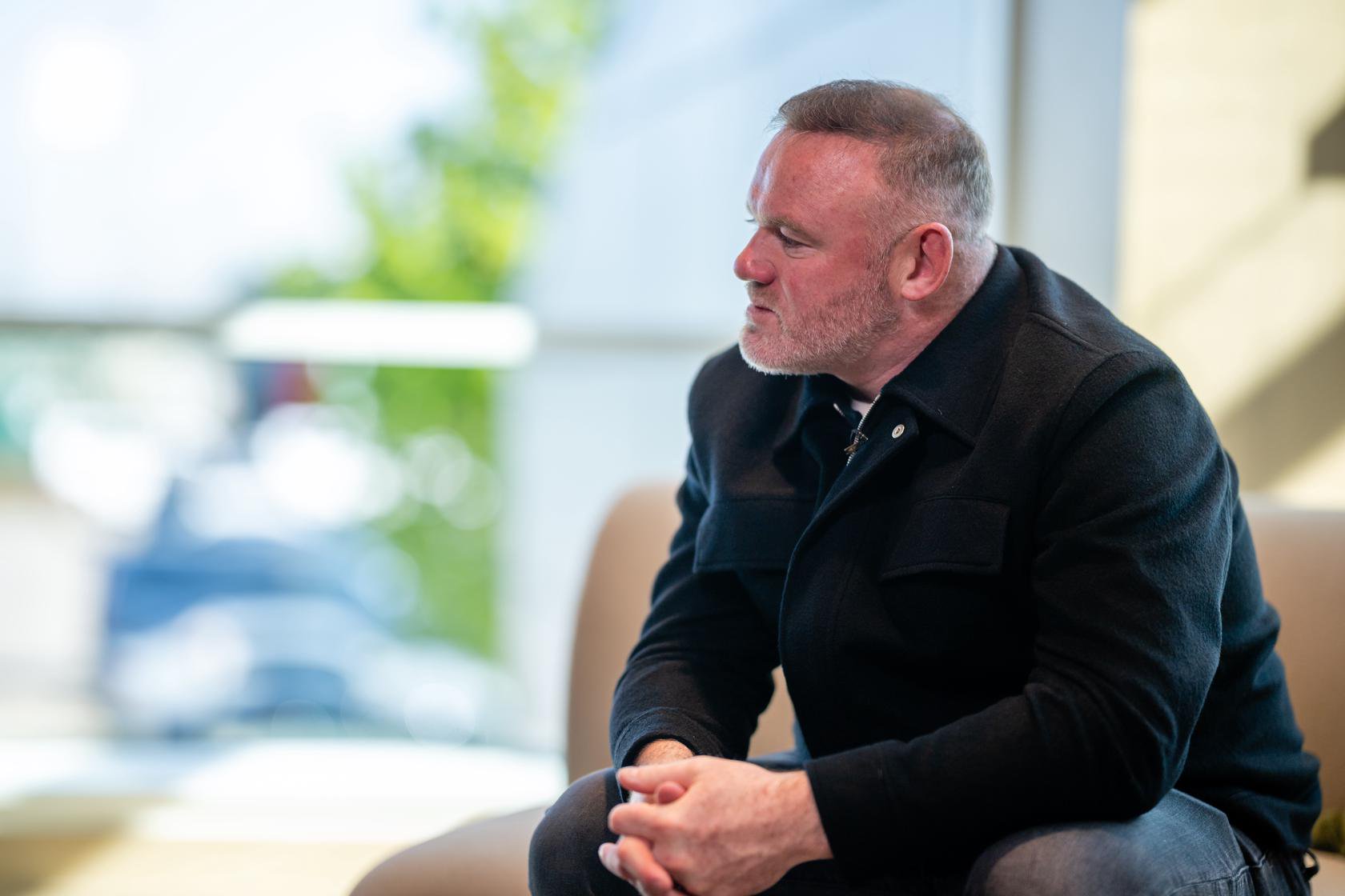 Wayne Rooney interview at Carrington