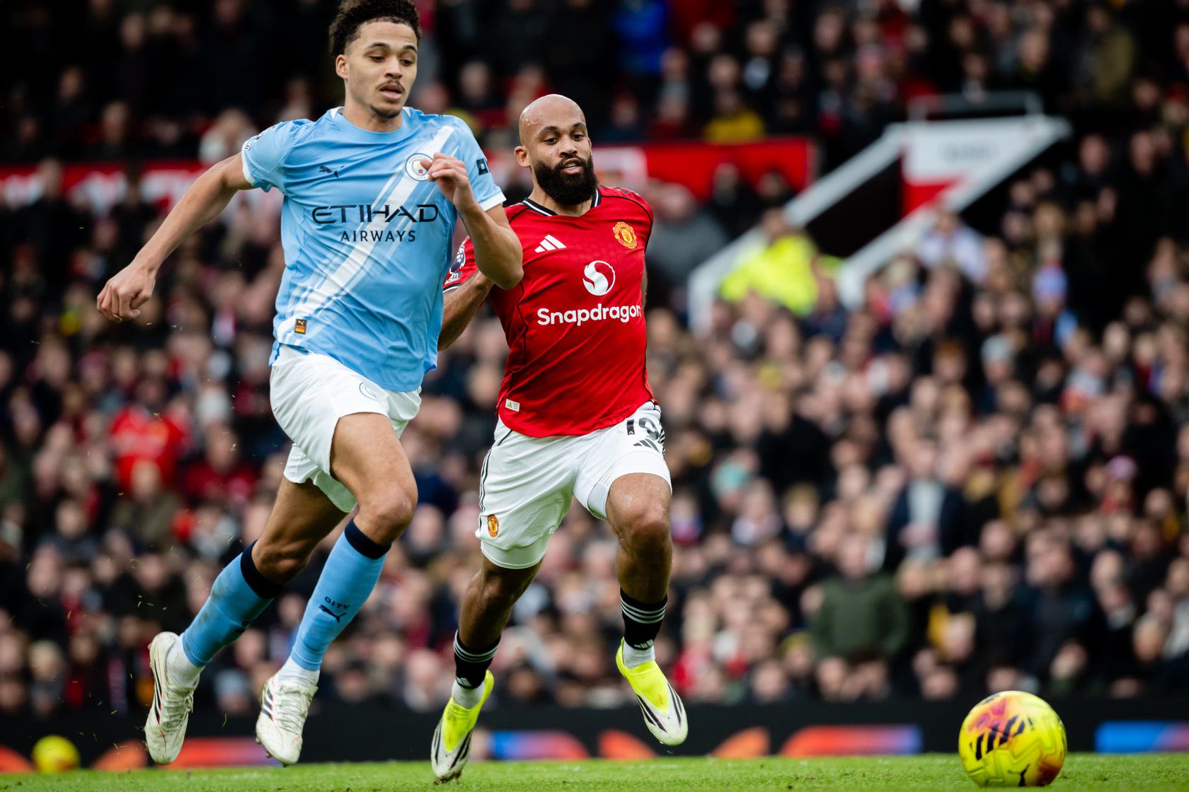Image: Bryan Mbeumo during United v City Jan 2026