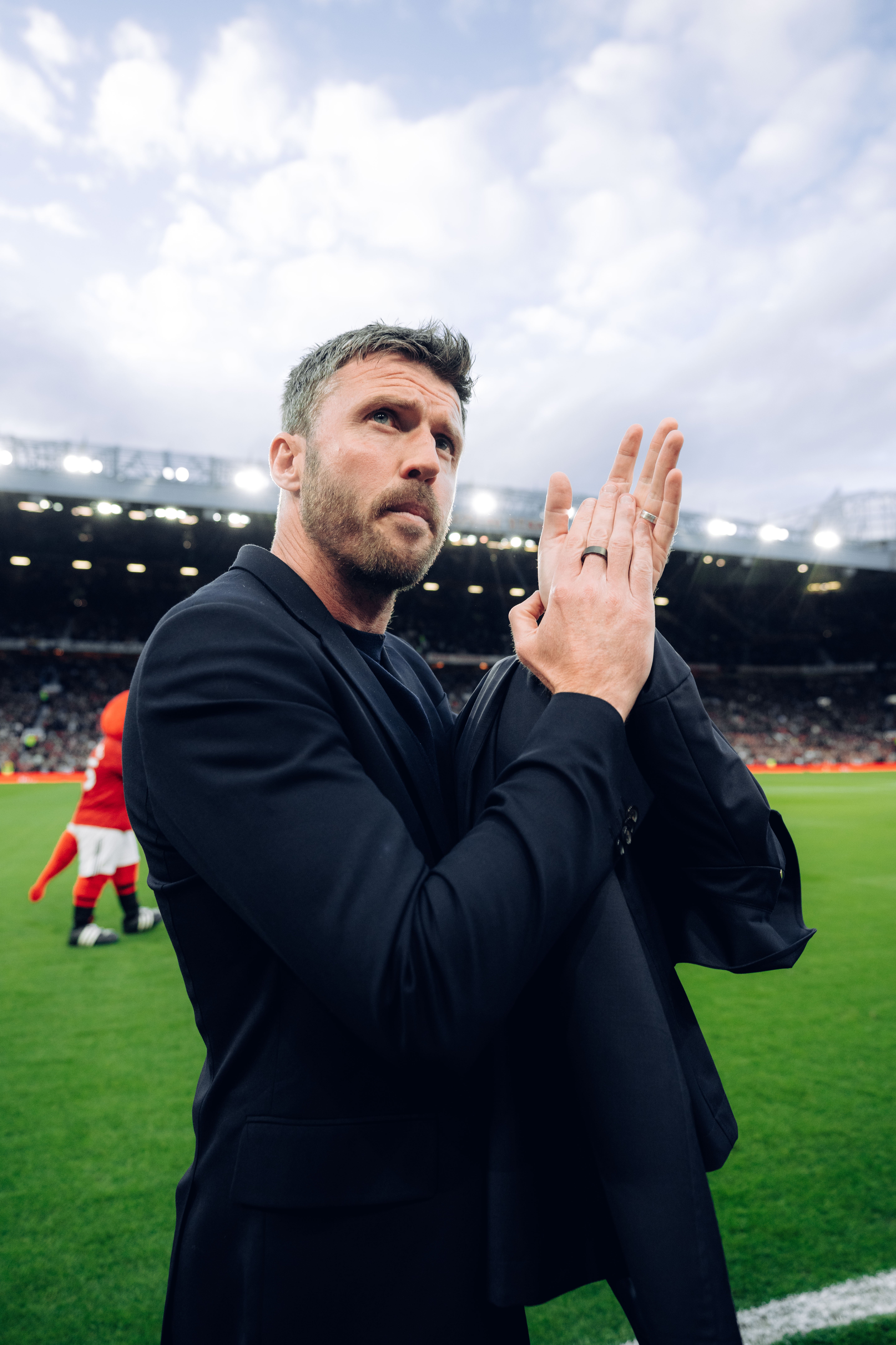 Michael Carrick at the Brentford home game