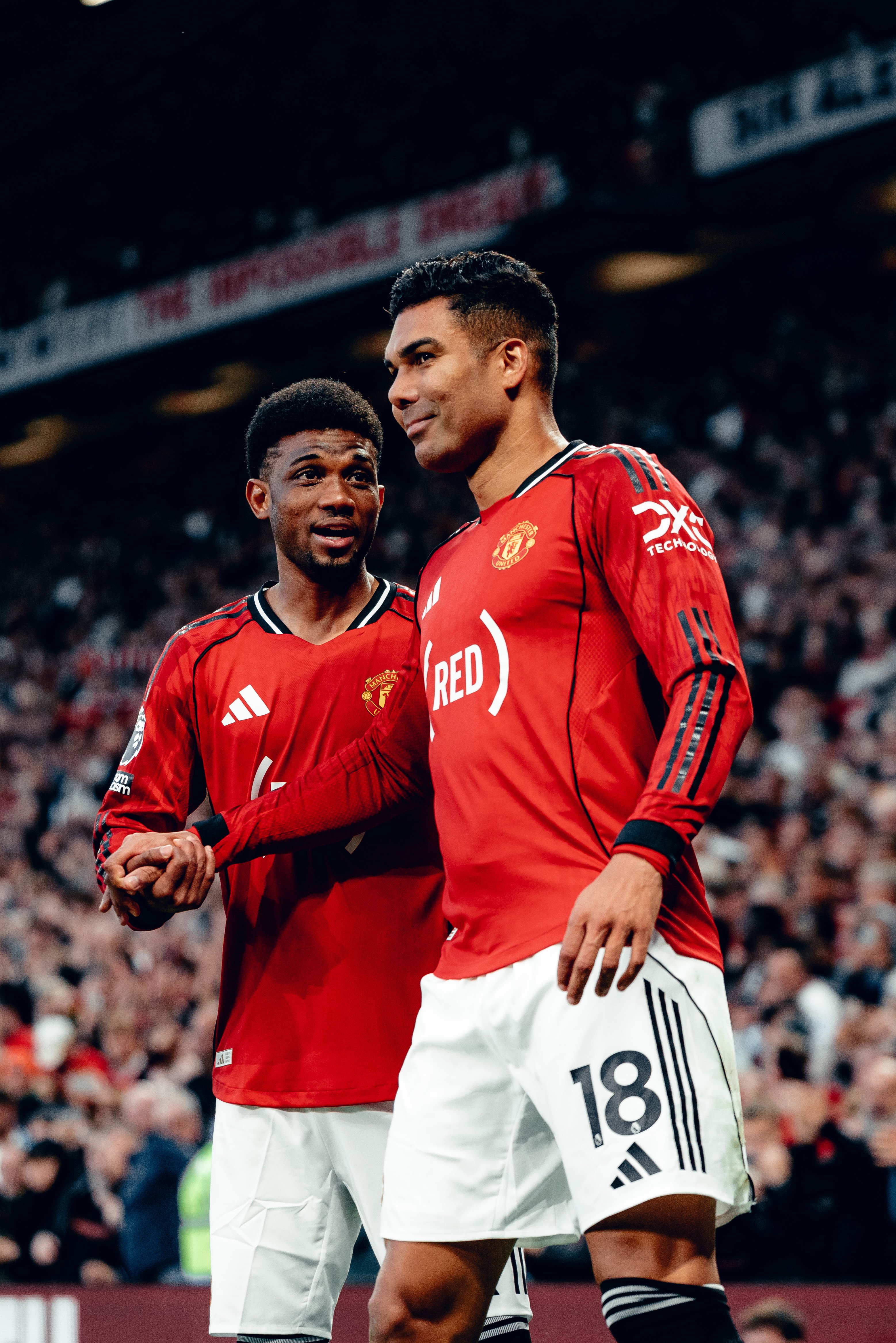 Casemiro during United 2 Brentford 1