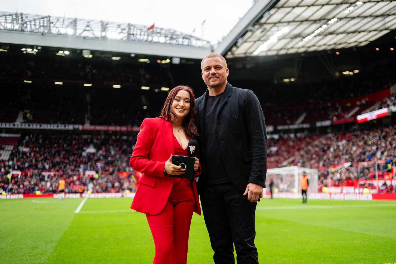 MUTV's Zarah Connolly and Wes Brown