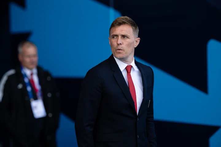 Darren Fletcher in a suit