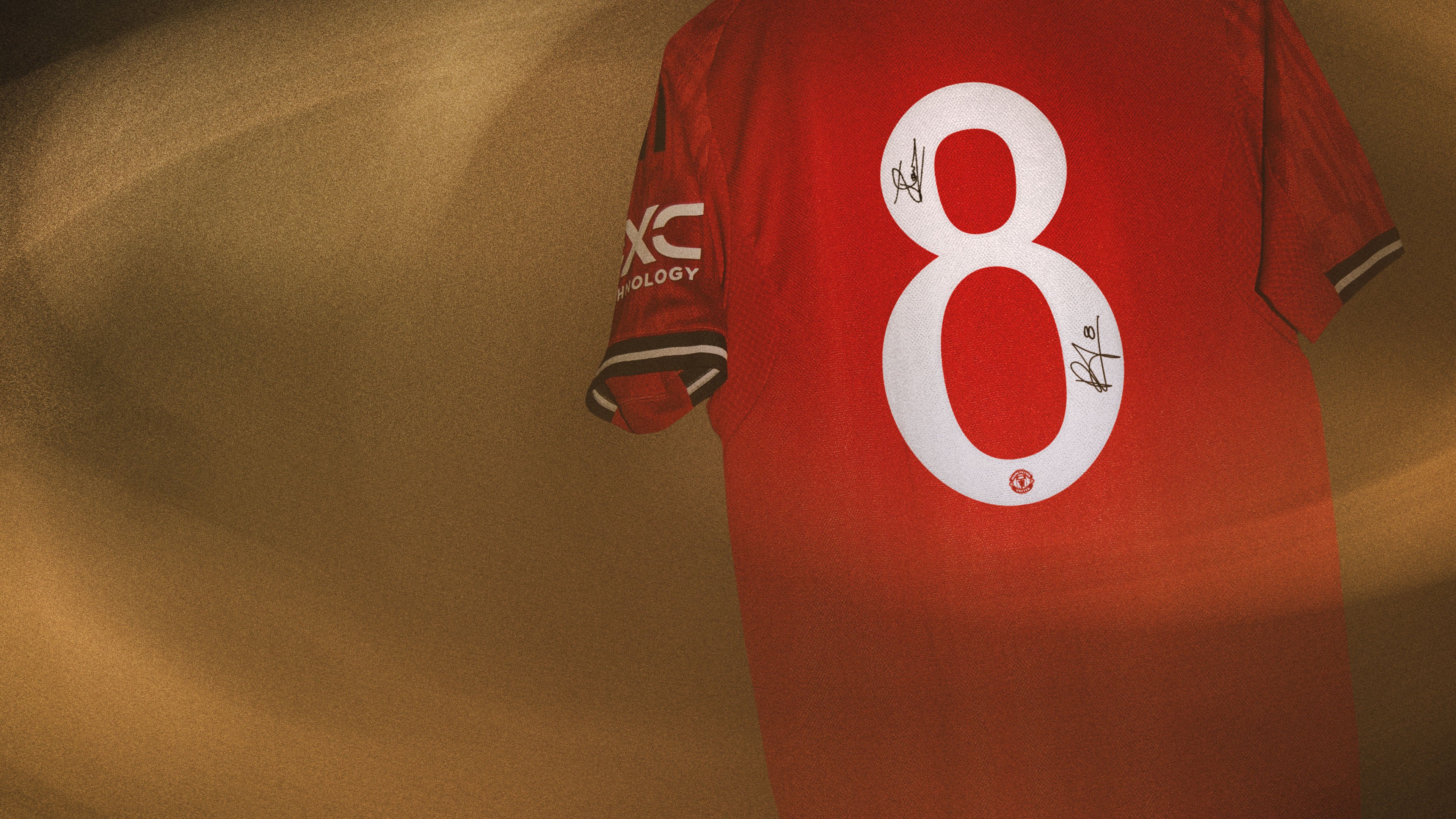 CRM competition for signed shirts by Bruno Fernandes and Jess Park