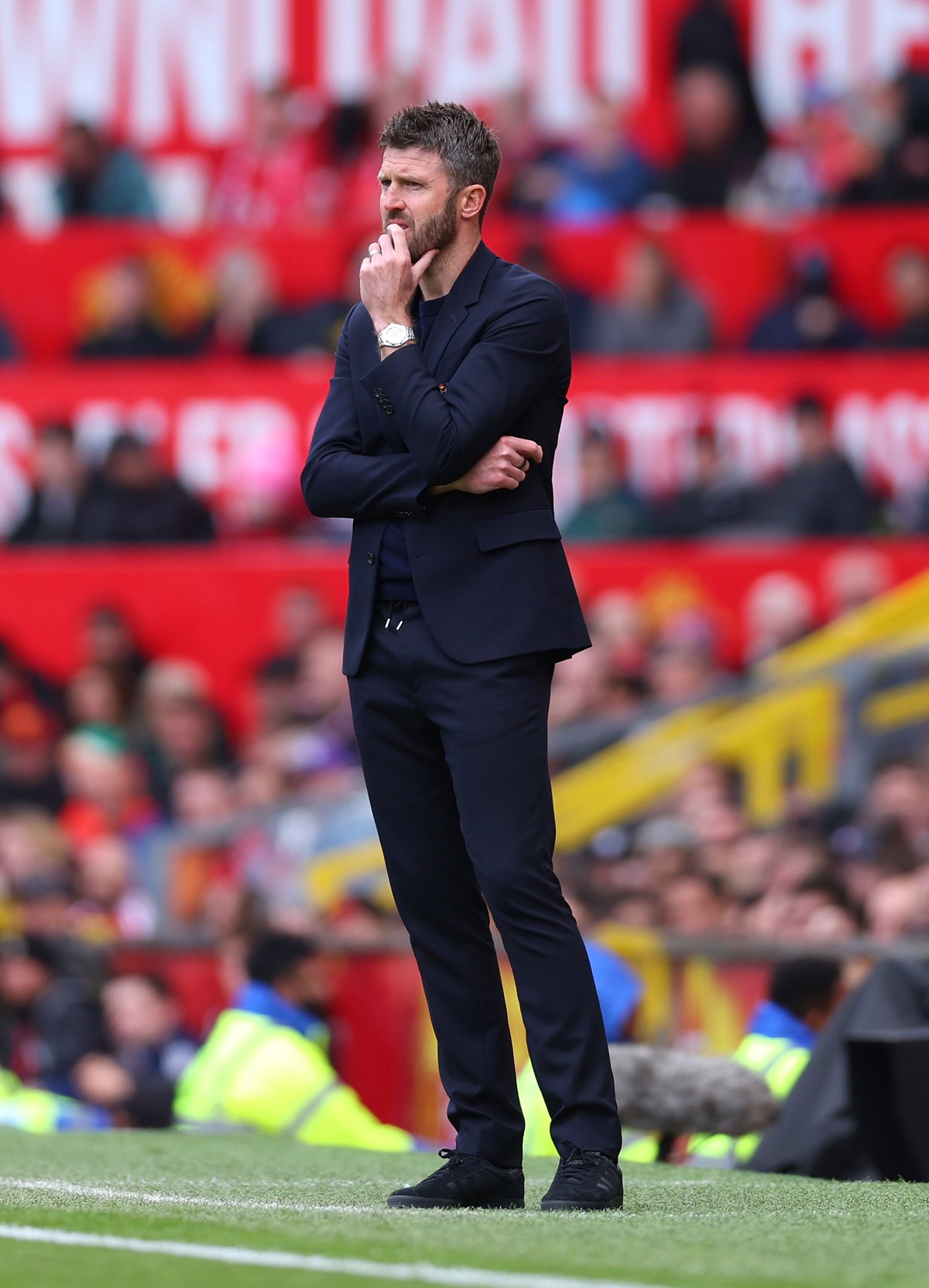 Carrick's on-pitch message to the supporters