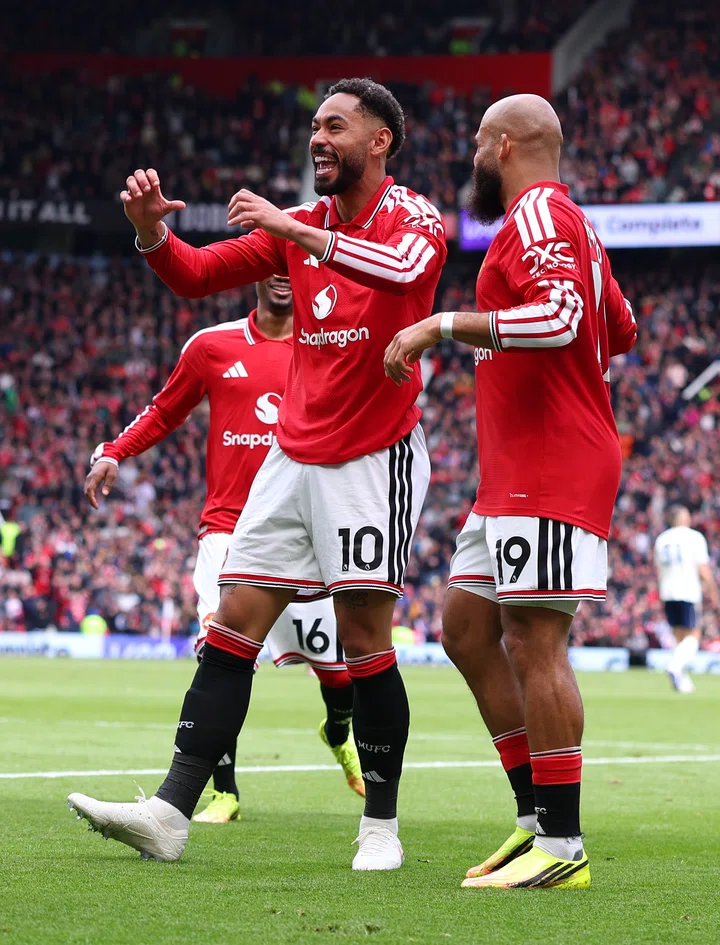 Matheus Cunha and Bryan Mbeumo enjoy themselves