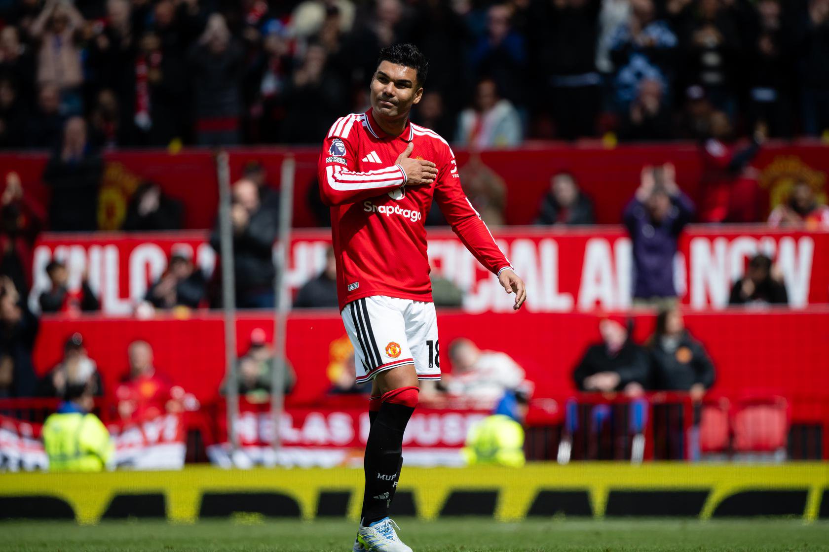 Casemiro appears in Man Utd v Nottingham Forest 17 May 2026