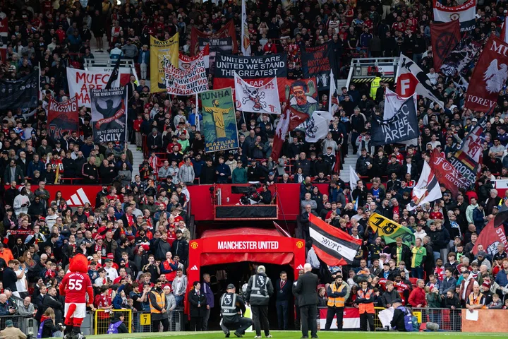 Main image for Stretford End flags gallery article