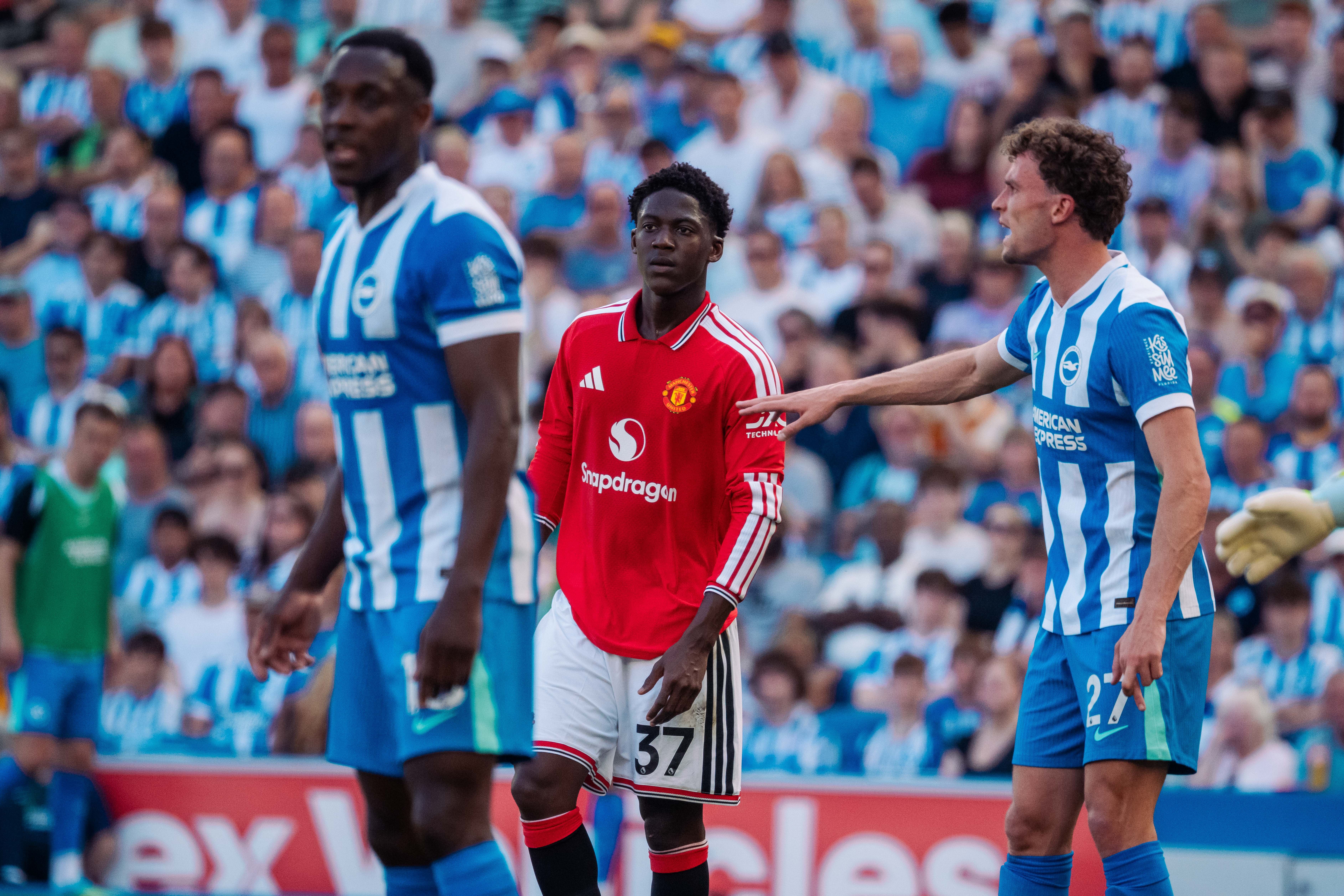 Kobbie Mainoo looking forward v Brighton | 24 May 2026