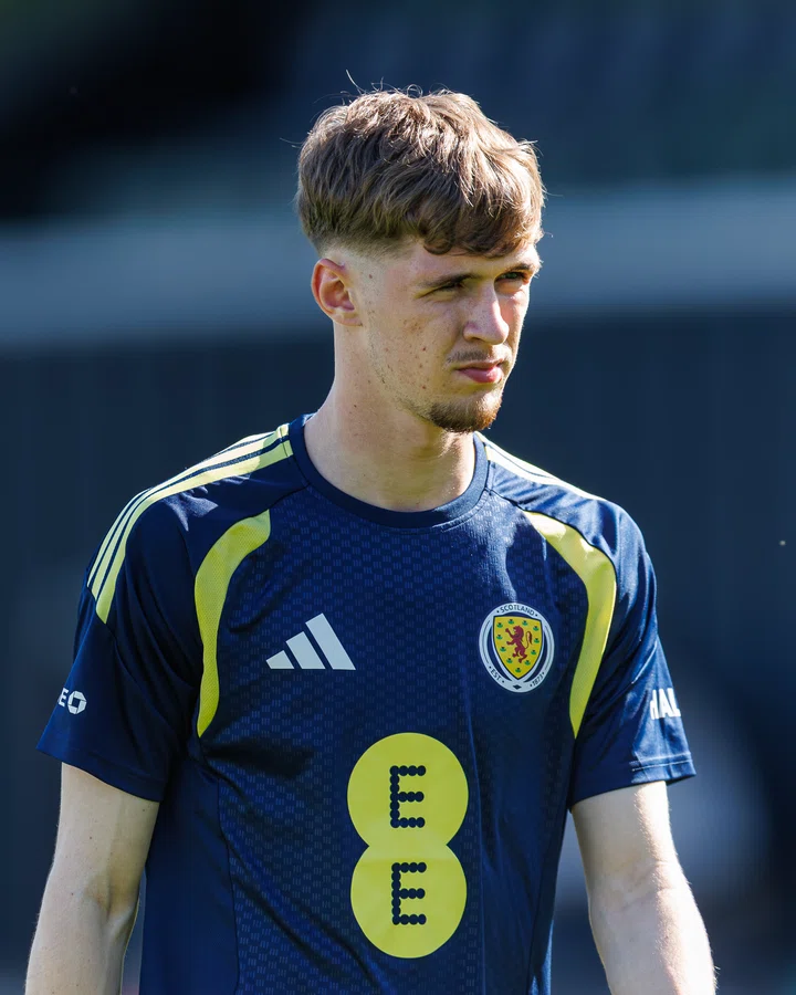 Tyler Fletcher in Scotland training