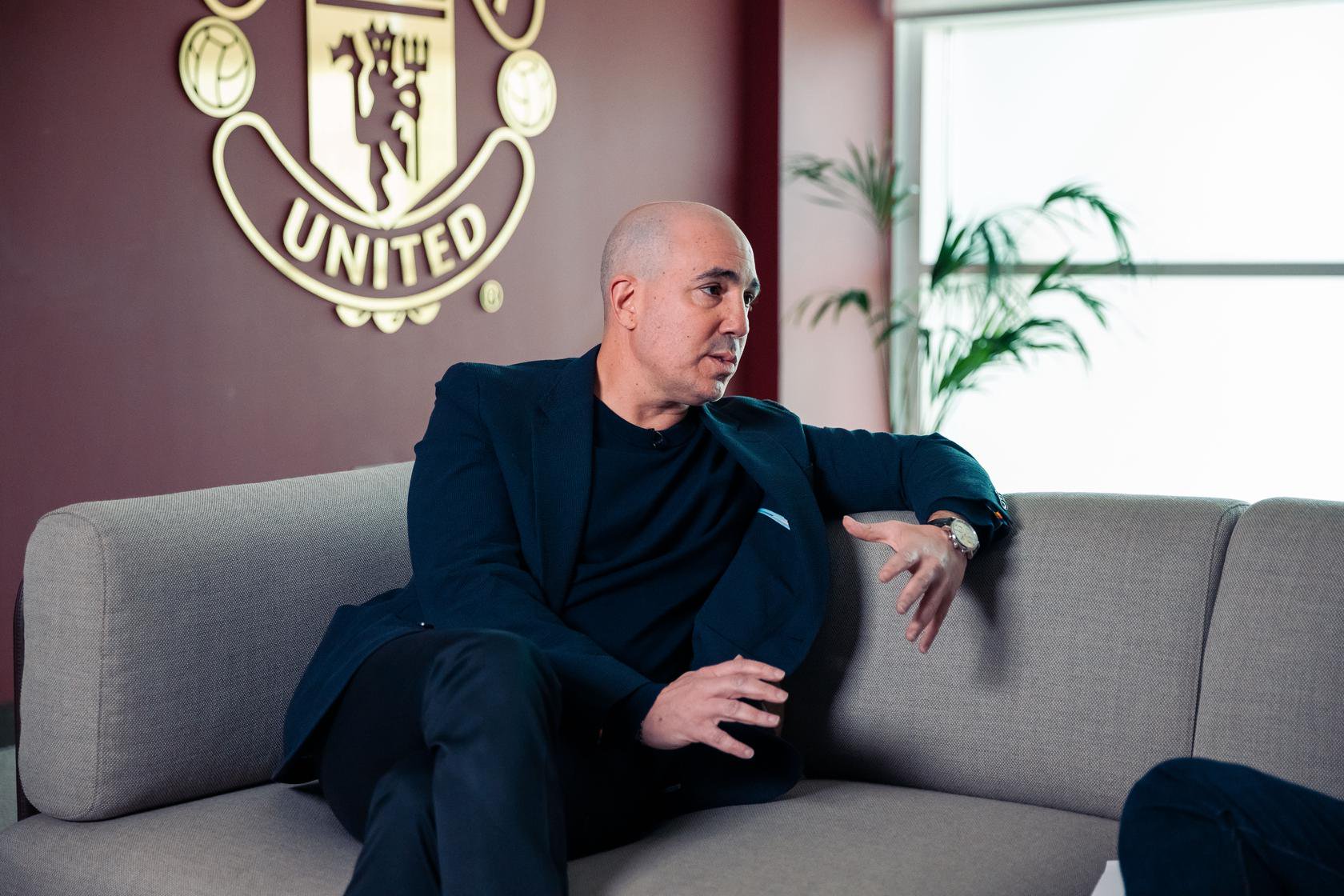 Omar Berrada Inside Carrington podcast shot | Used on transfers story