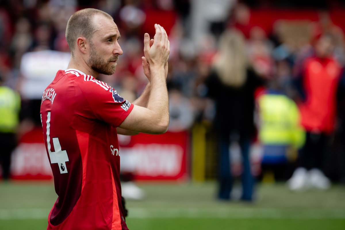Sending strength and love to Christian Eriksen