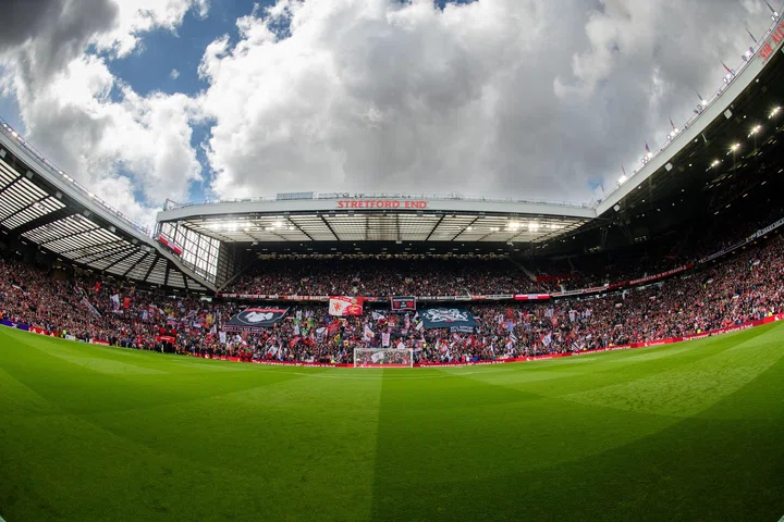Old Trafford Stretford End general view
