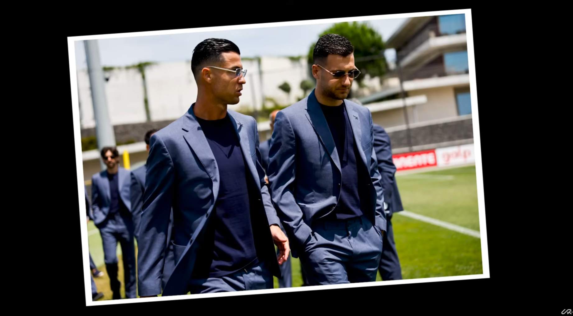 Cristiano Ronaldo and Diogo Dalot