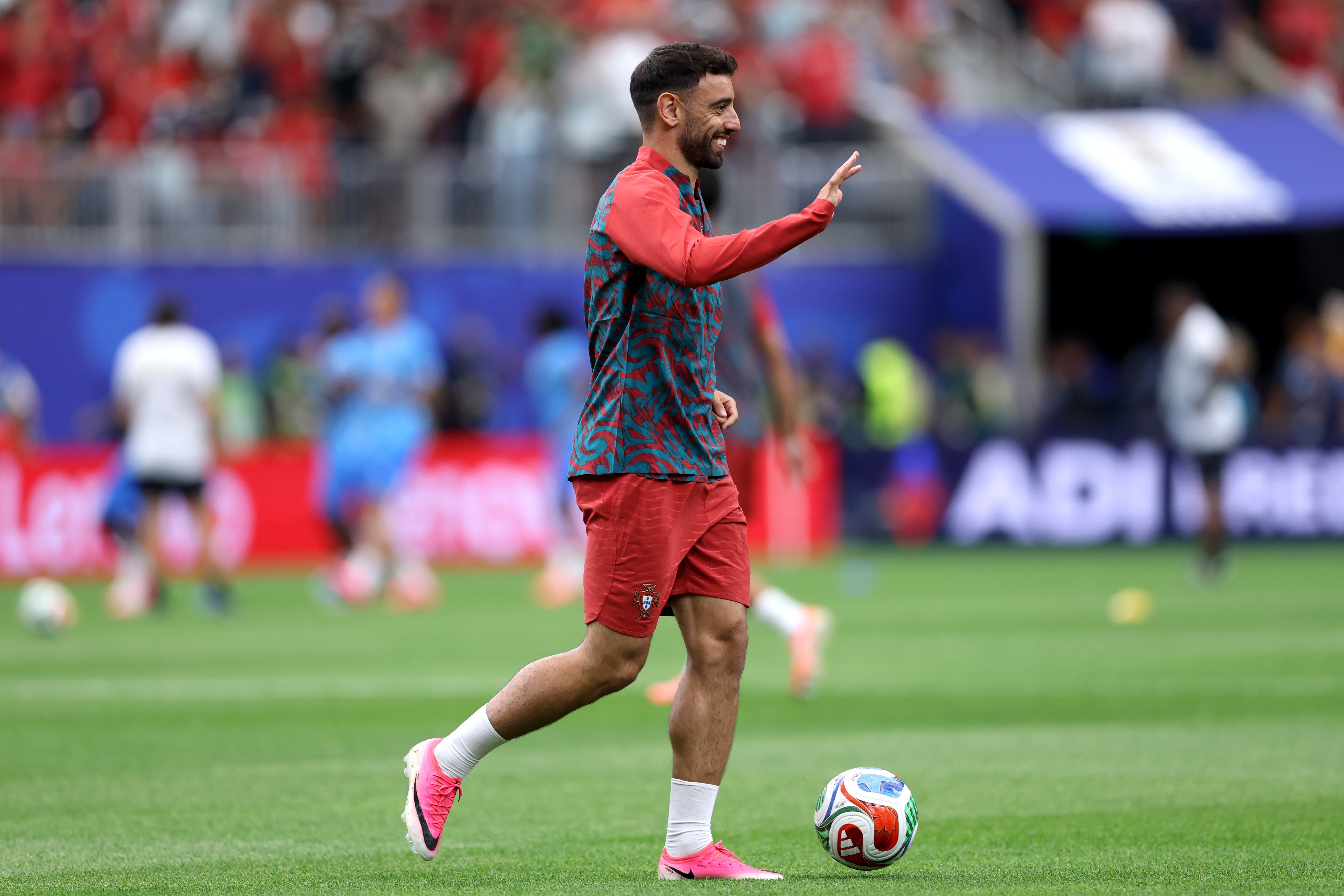 Pre-match Bruno Fernandes for Portugal