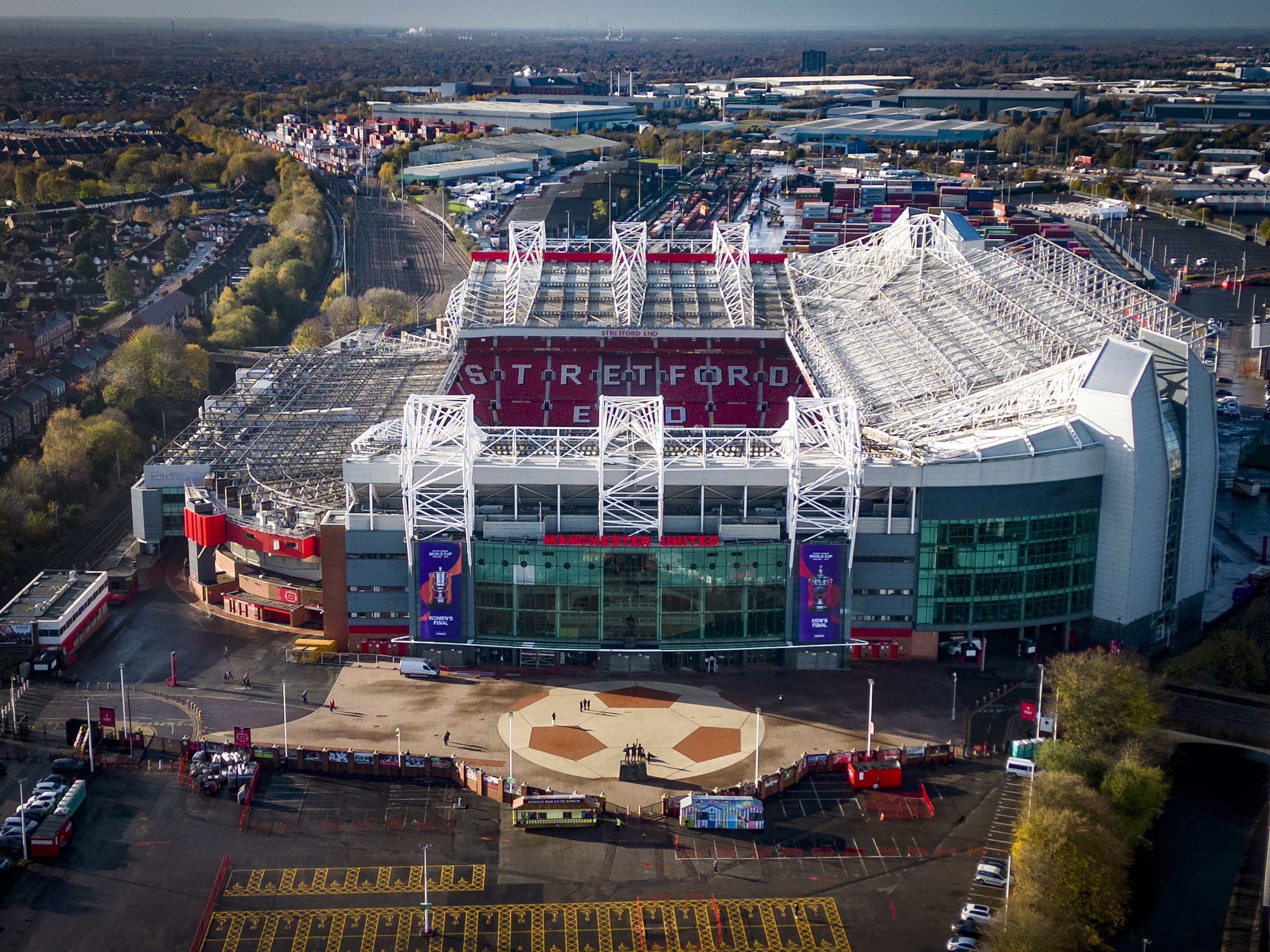Old Trafford aerial shot