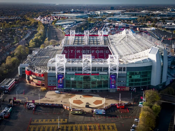 Old Trafford aerial shot