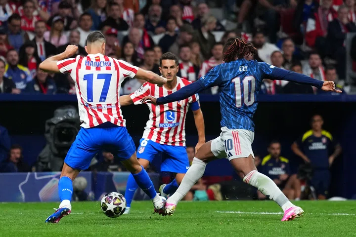 Atletico against Arsenal