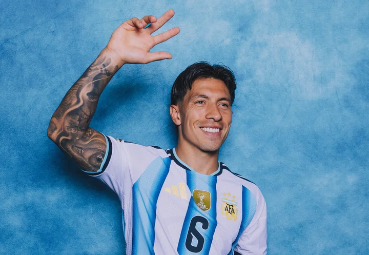 World Cup player portrait Lisandro Martinez
