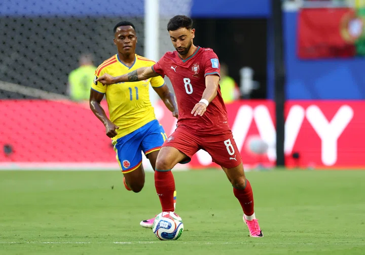 Bruno Fernandes for Portugal against Colombia