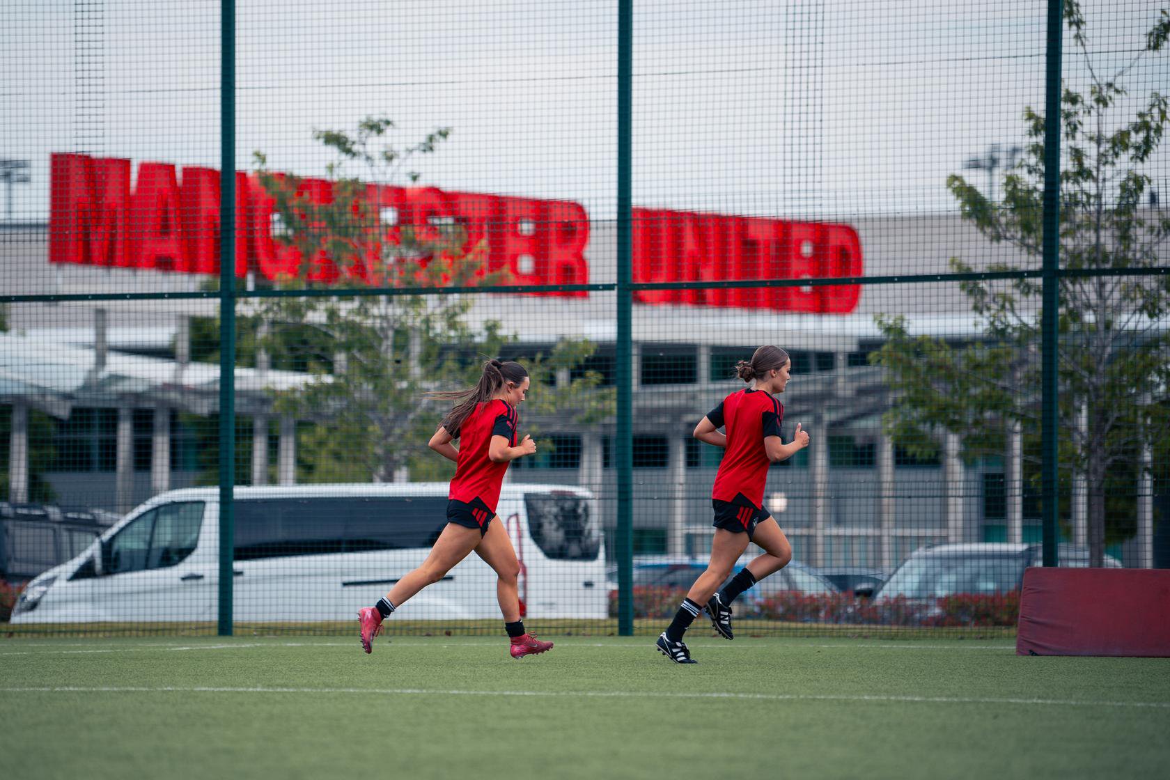 Lead image for United Women U21s training at Carrington story