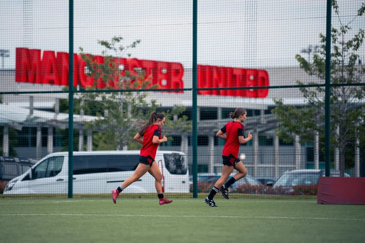 Lead image for United Women U21s training at Carrington story
