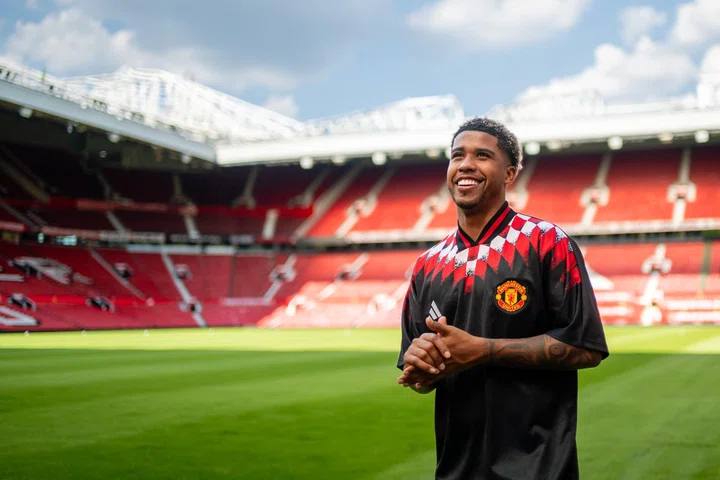 Andrey Santos smiling at Old Trafford