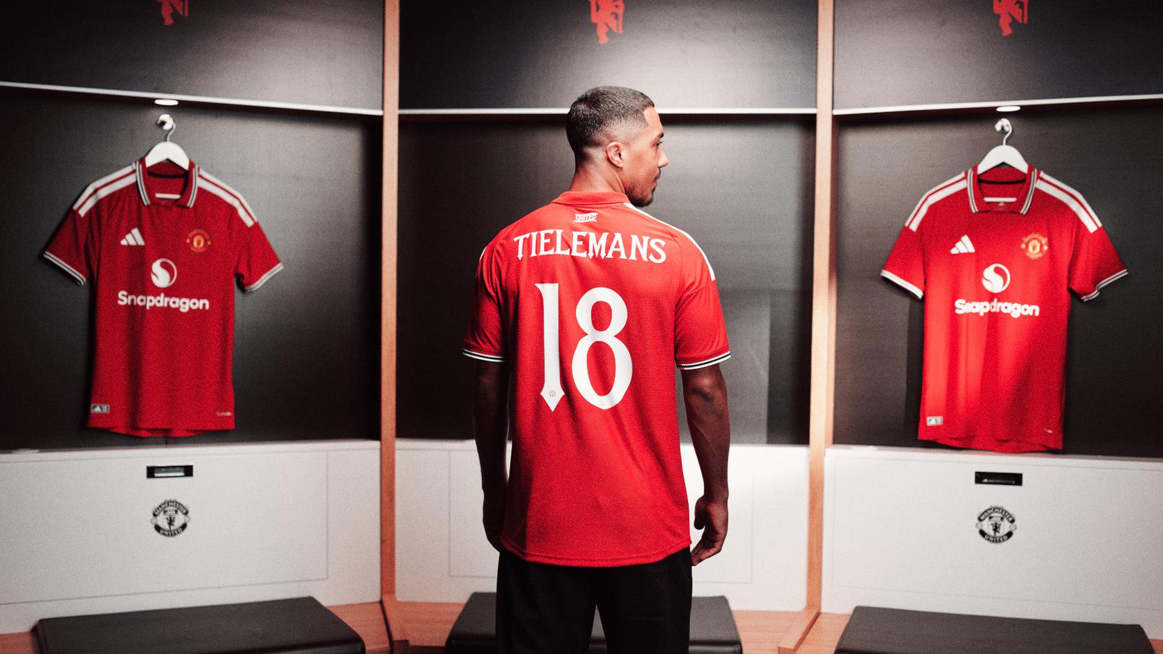 Youri Tielemans no.18 shirts for ad card