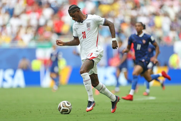 Marcus Rashford in England win over France at FIFA World Cup 2026
