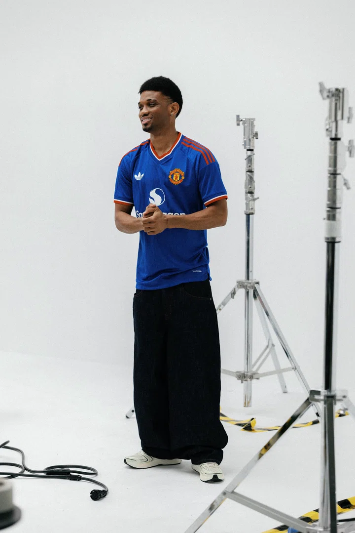 Josh Halling imagery Amad in 2026/27 away kit