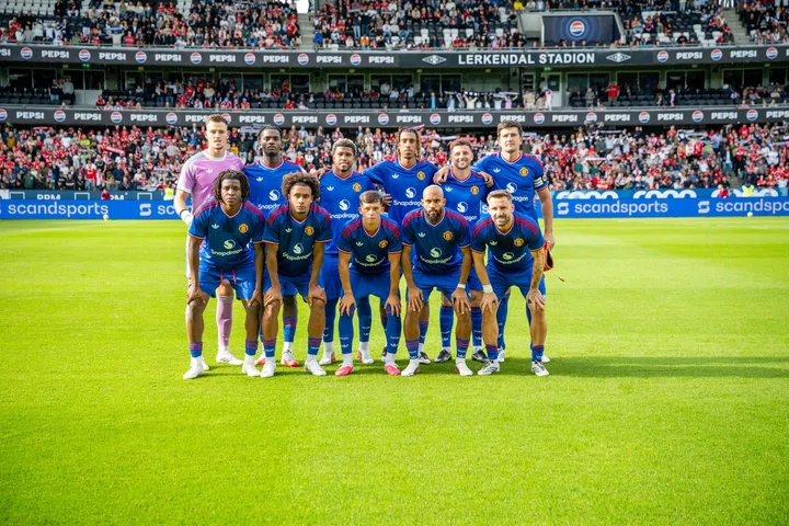 Man Utd line up for Rosenborg friendly
