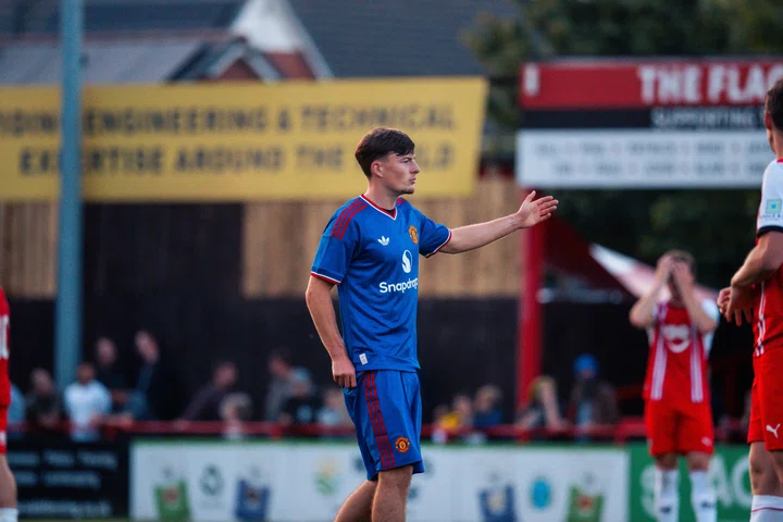 Jayce Fitzgerald during pre-season friendly away to Altrincham