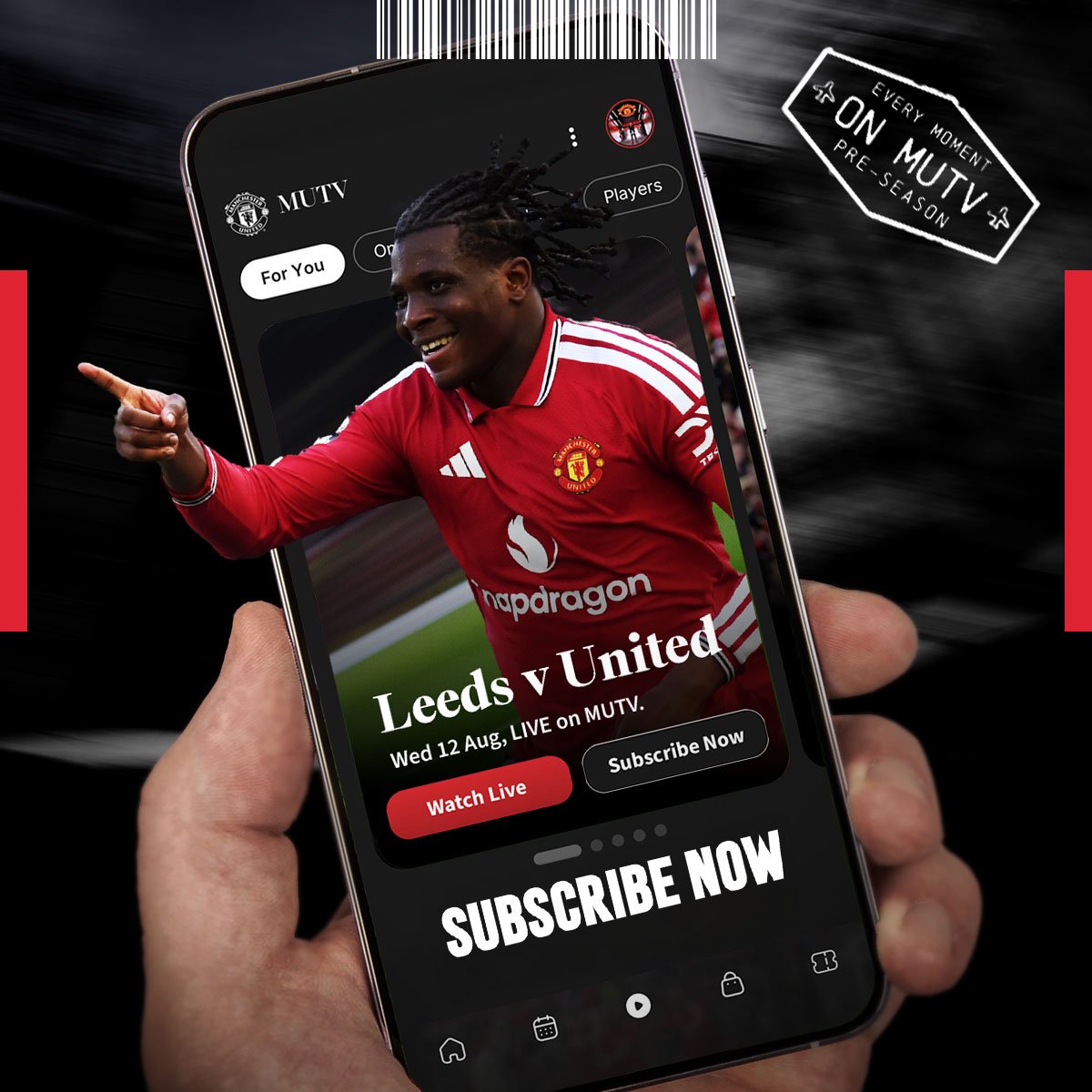 Leeds v United on MUTV asset