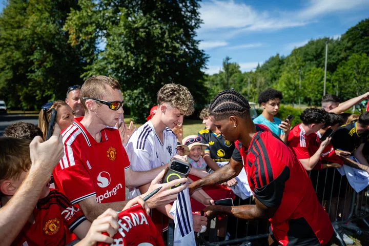 Marcus Rashford fan interaction 11 August