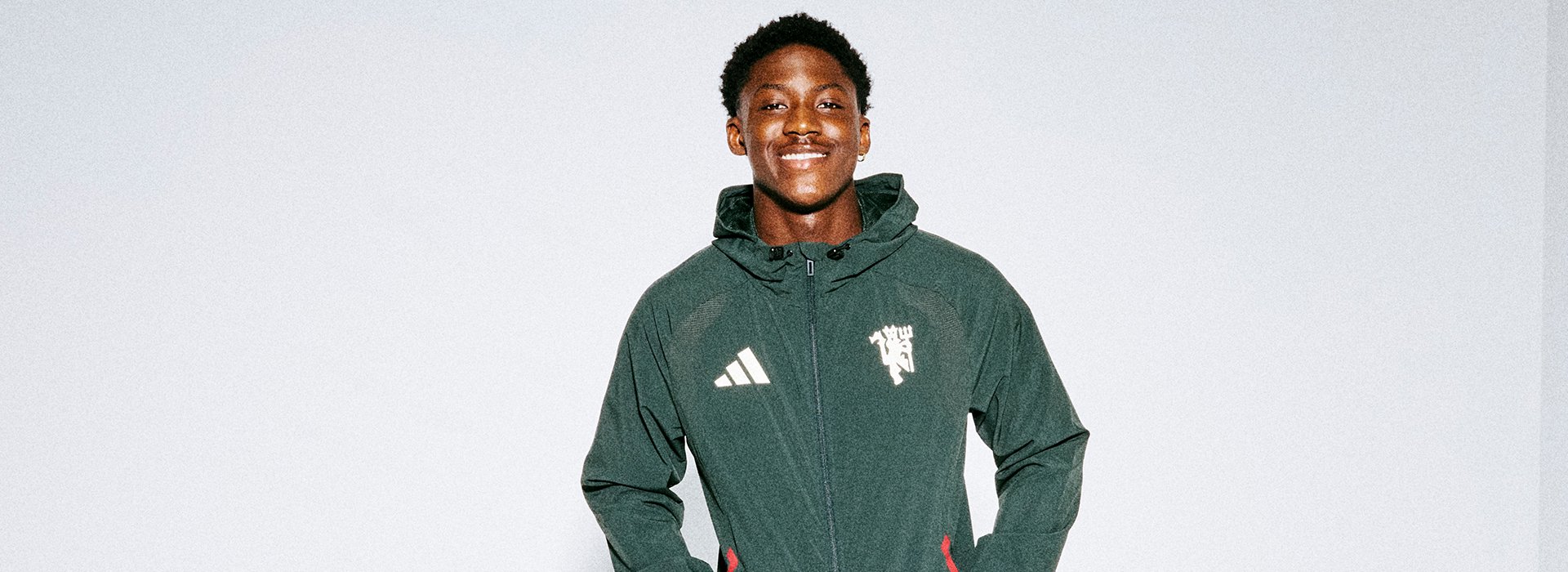 Kobbie Mainoo in 2026/27 Tiro third kit range
