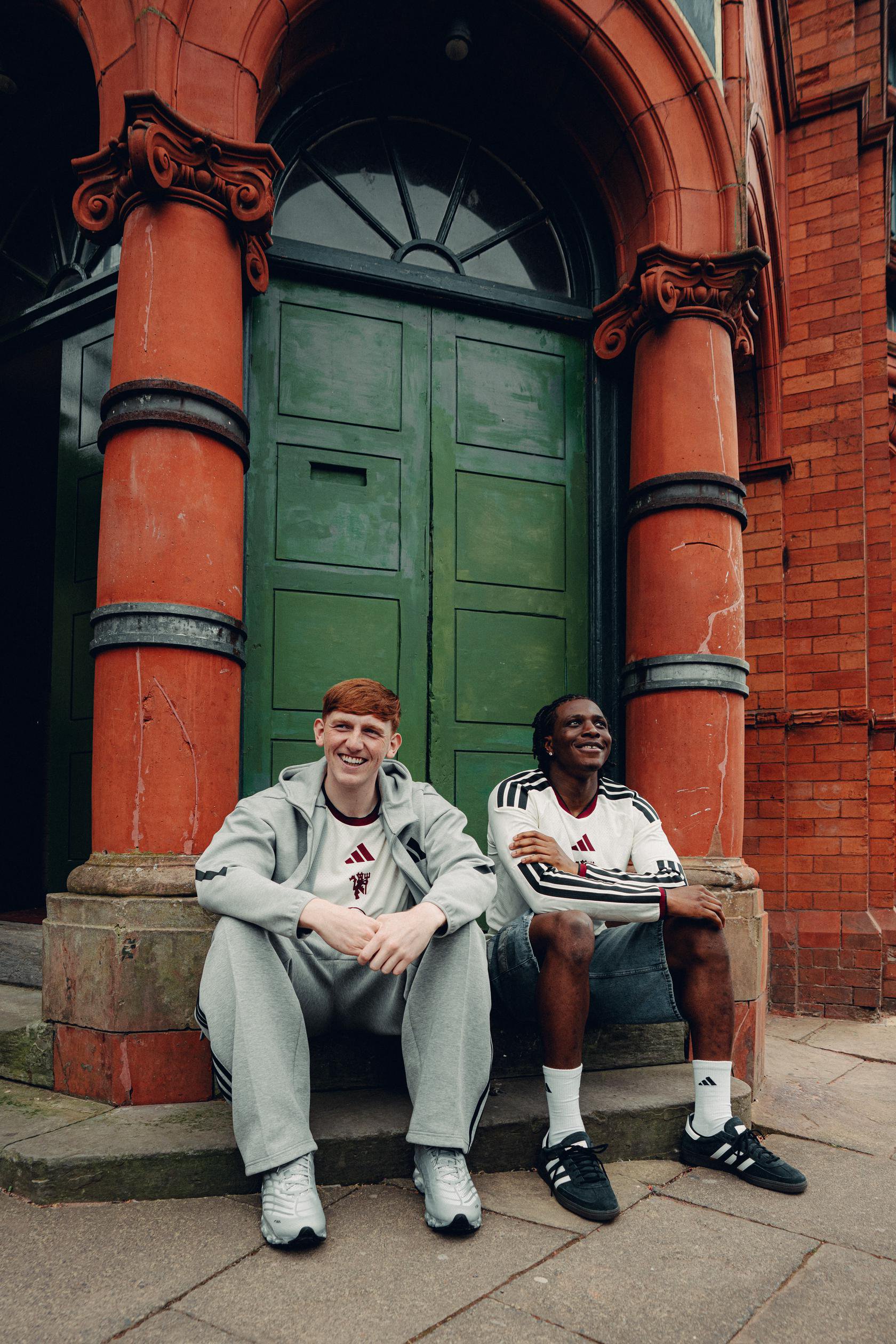 Angry Ginge and Patrick Chinazaekpere Dorgu behind the scenes of third kit launch shoot