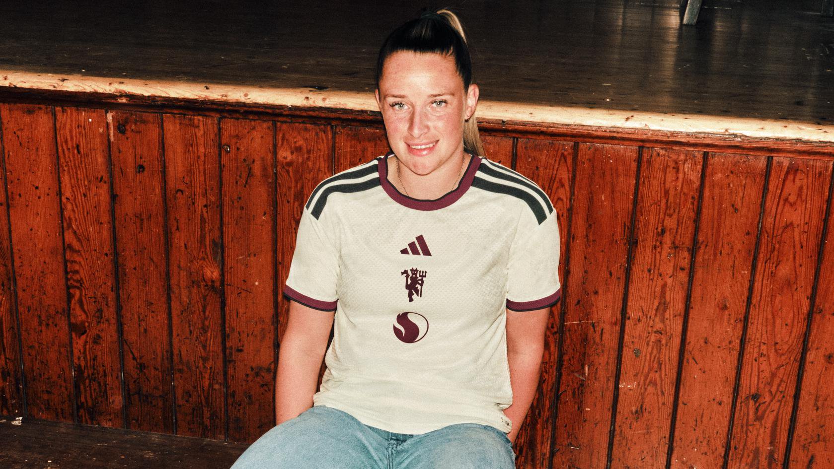 Ella Toone in new Manchester United third kit