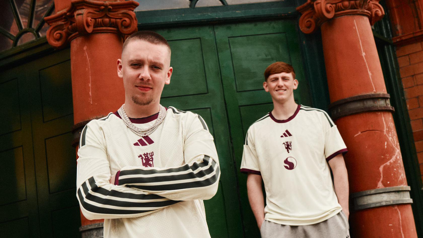 Aitch and Angry Ginge in 2026/27 third kit