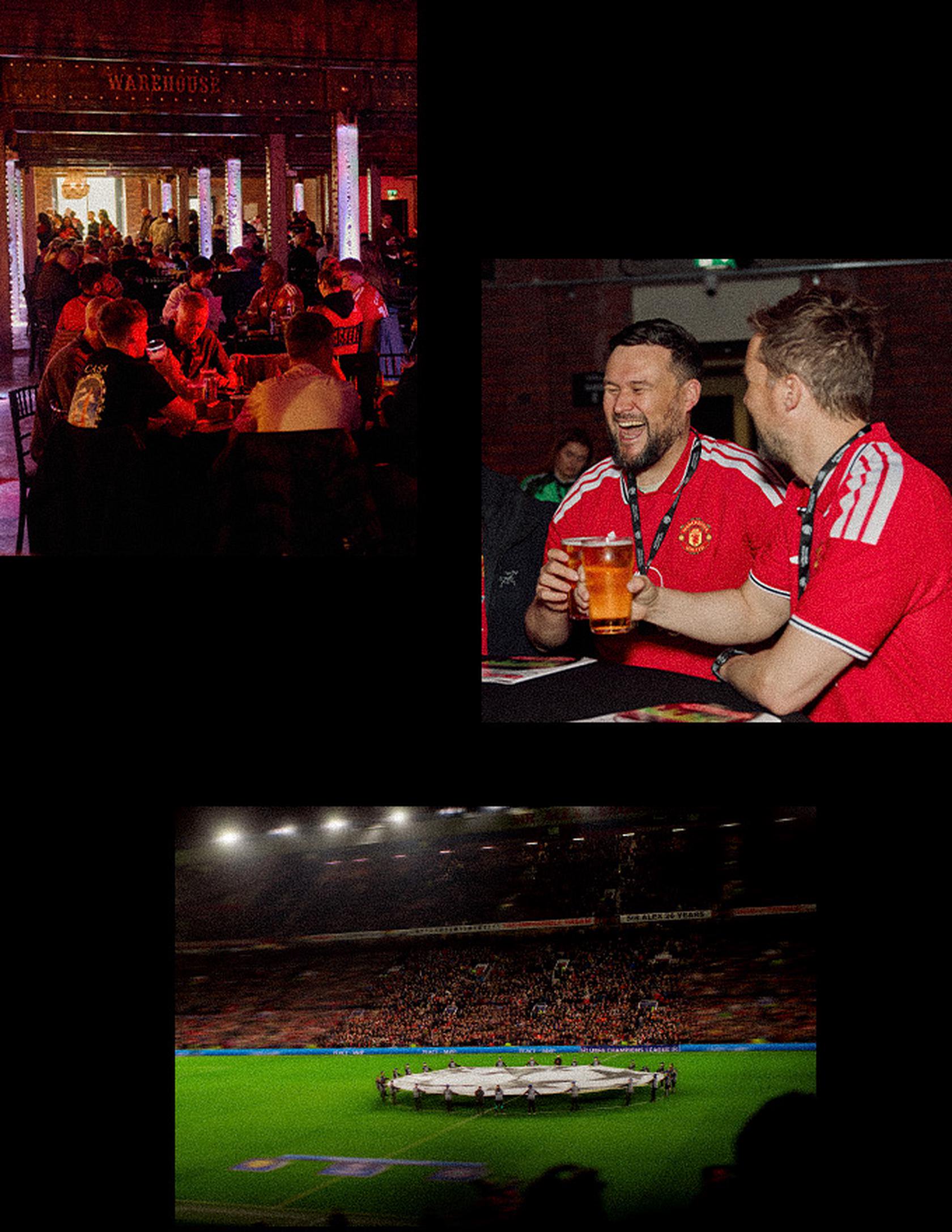 UEFA Champions League nights at Old Trafford
