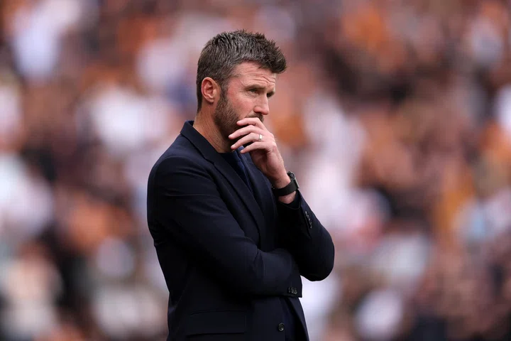 Michael Carrick ponders during the game