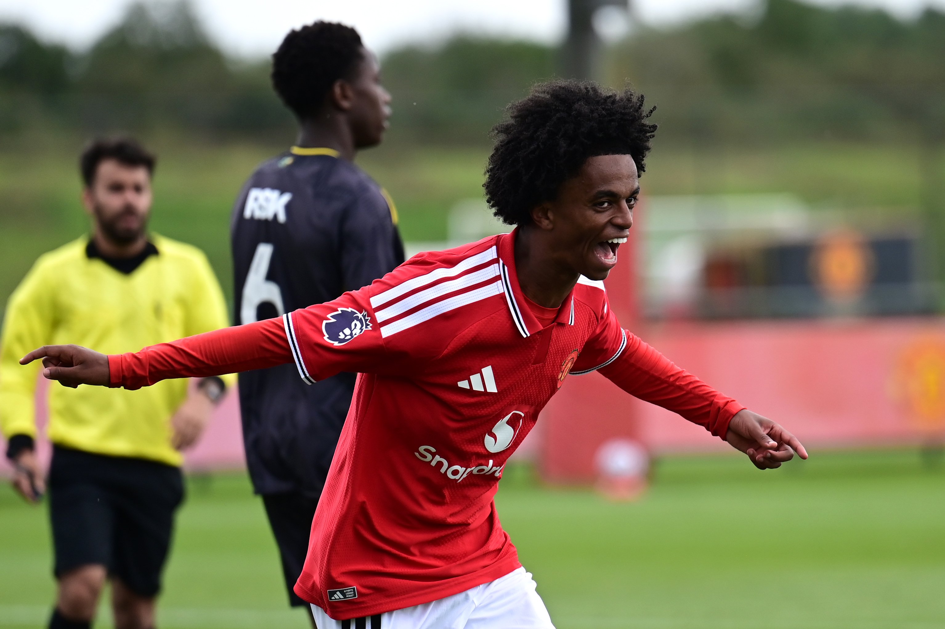 Yuel Helafu scores second against Charlton U18 Premier League Cup