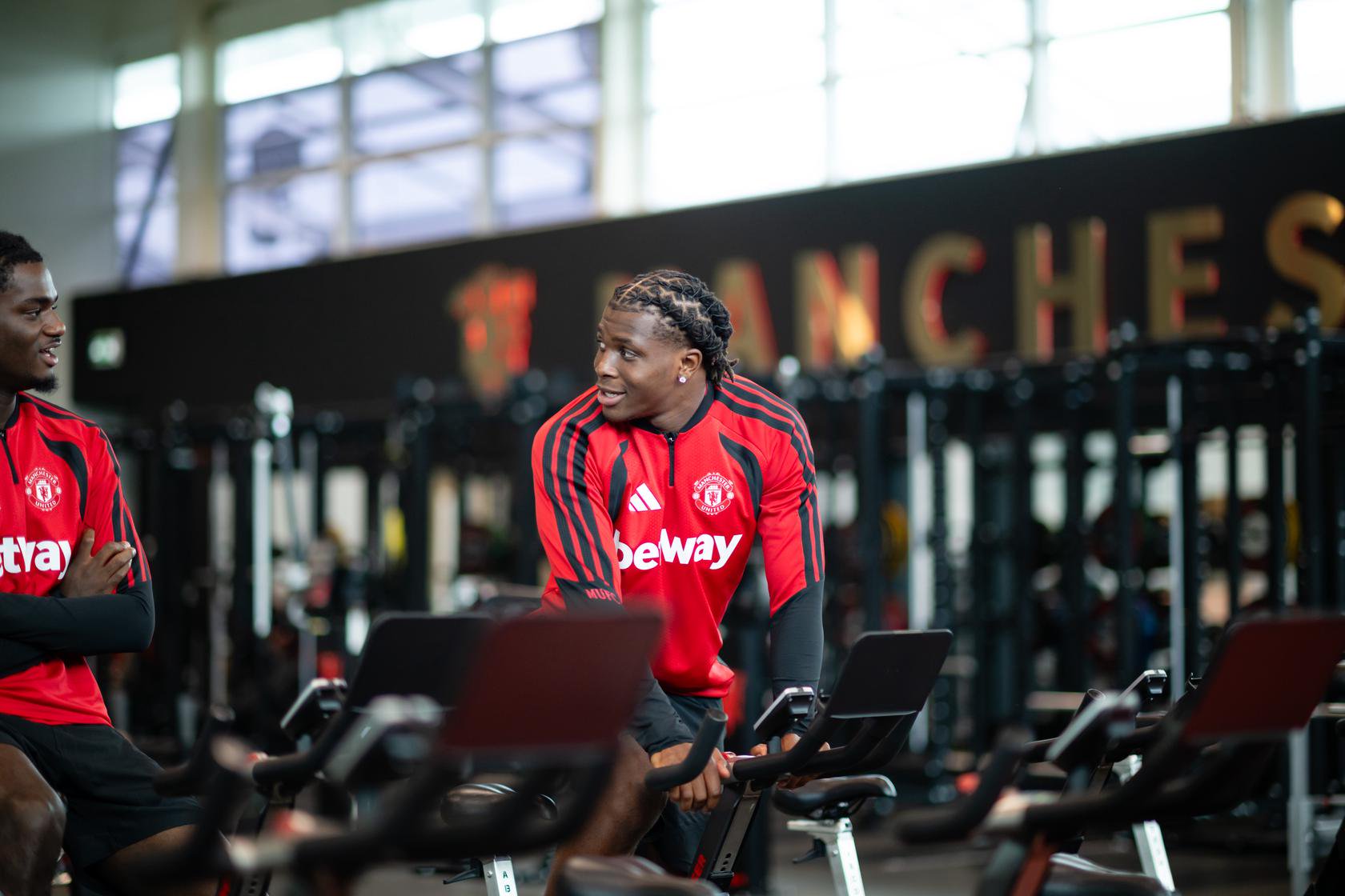 Patrick Chinazaekpere Dorgu on bike in gym | 25 August 2026