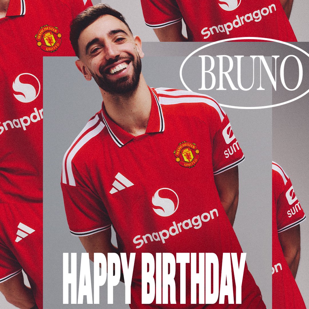 Happy birthday Bruno Fernandes graphic