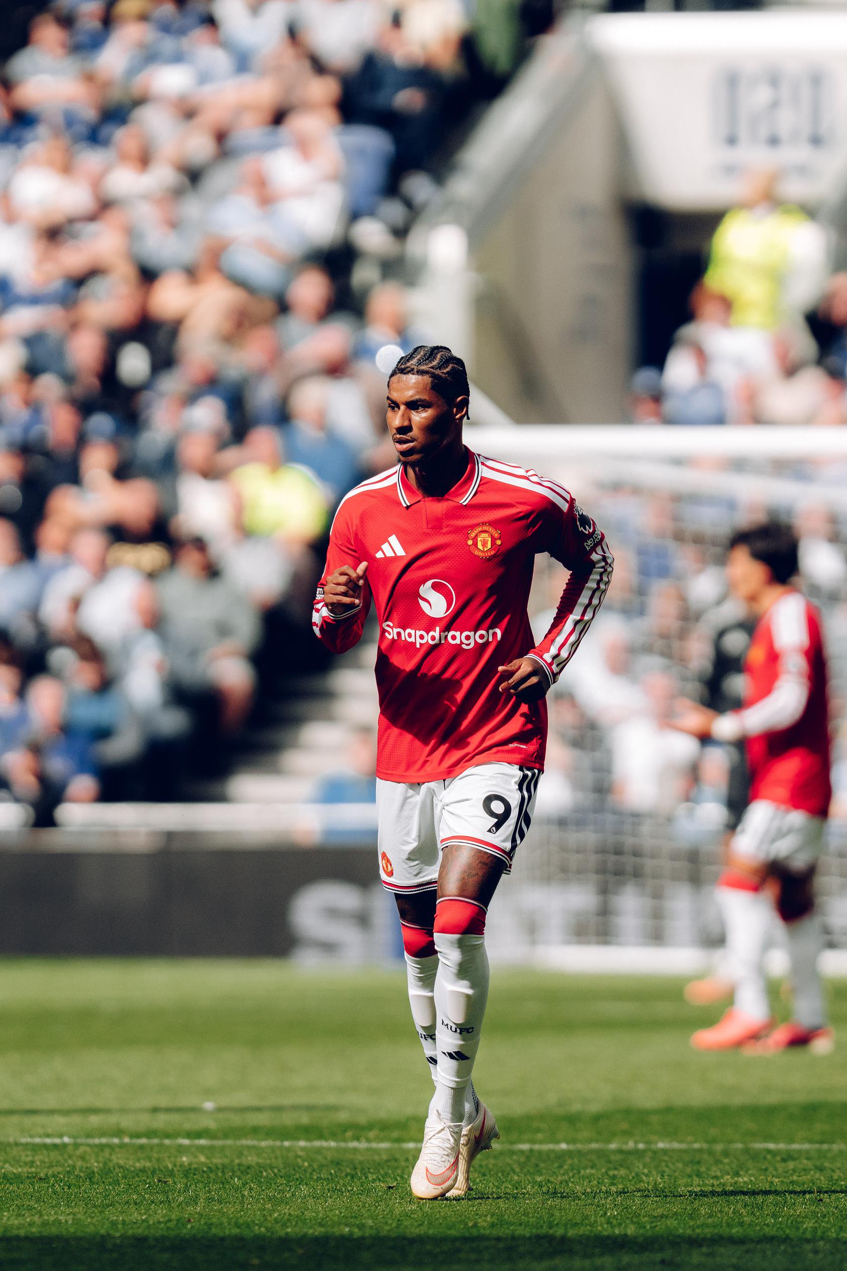Marcus Rashford running forward v Everton | 6 September 2026